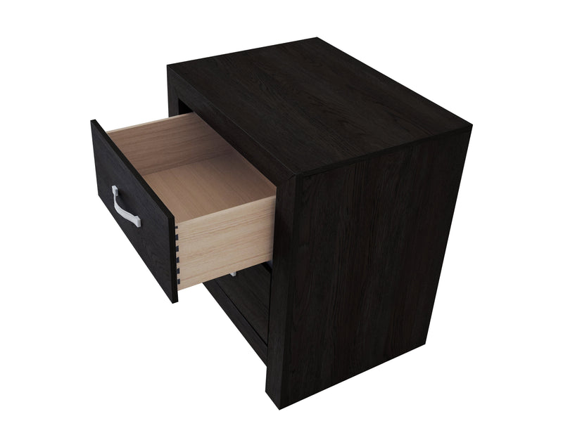 Crownmark Jaylen Nightstand - Black