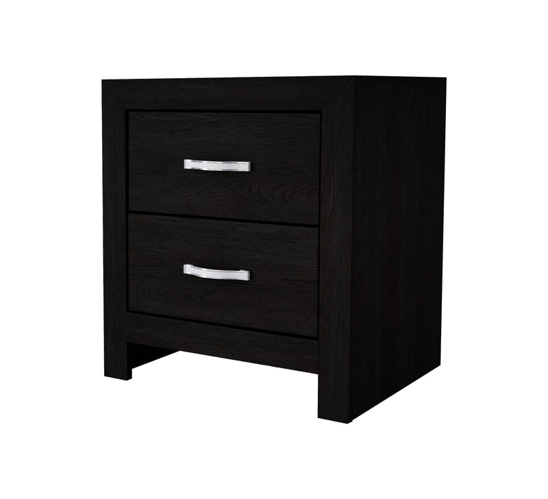 Crownmark Jaylen Nightstand - Black