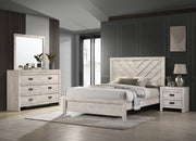 Crownmark Valor Bedroom Set - White 4-Piece Bedroom Set