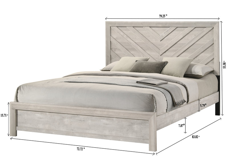 Valor Bedroom Set - White