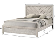 Crownmark Valor Bedroom Set - White King Bed