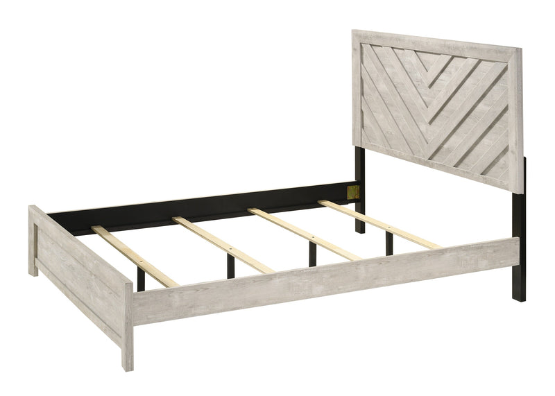 Crownmark Valor Bedroom Set - White Queen Bed