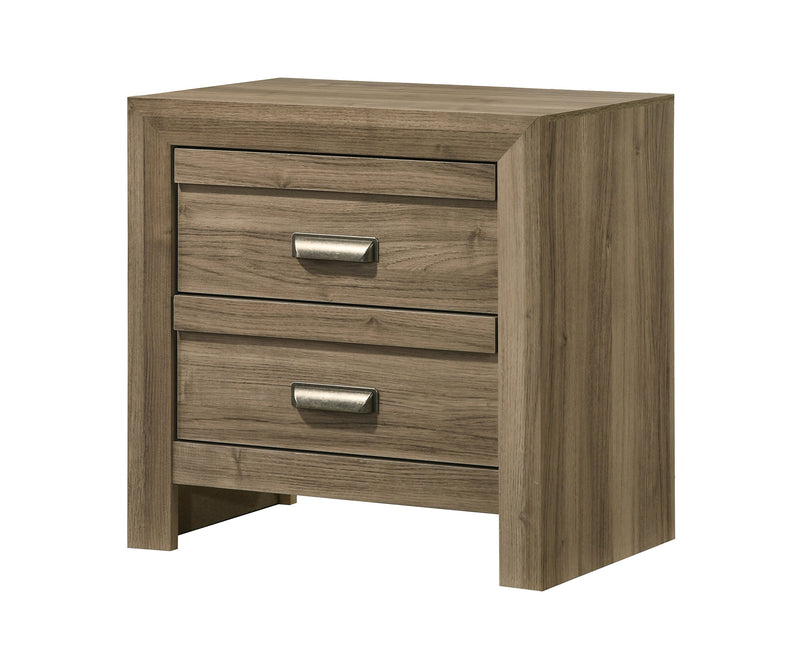 Valor Bedroom Set - Brown / Light Grey
