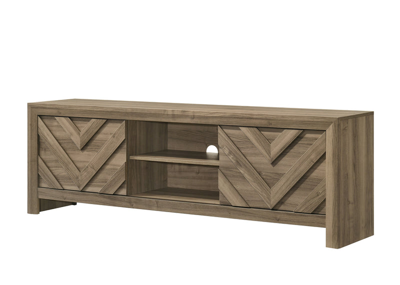 Valor TV Stand - Light Brown