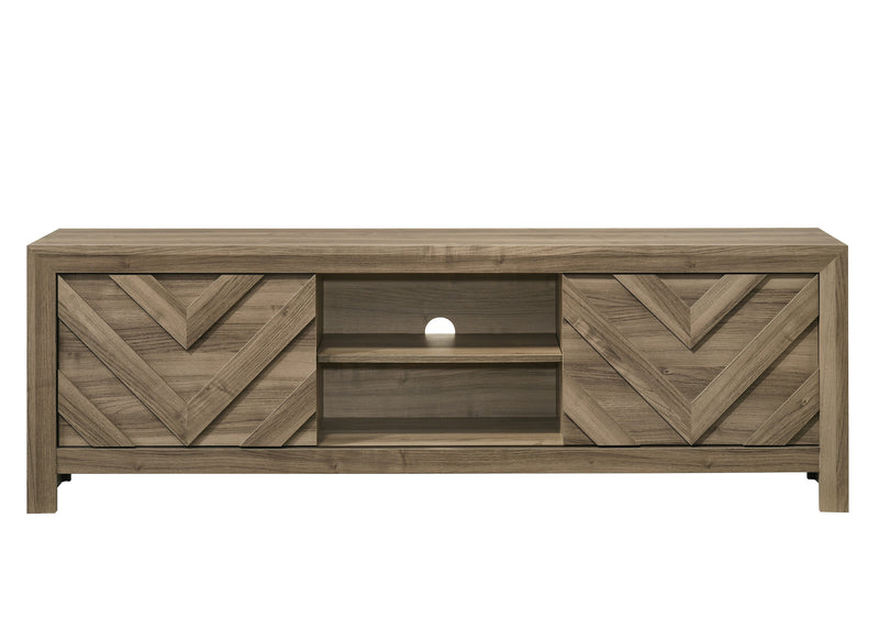 Valor TV Stand - Light Brown