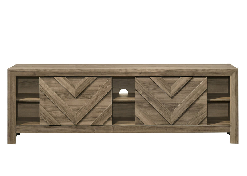 Valor TV Stand - Light Brown