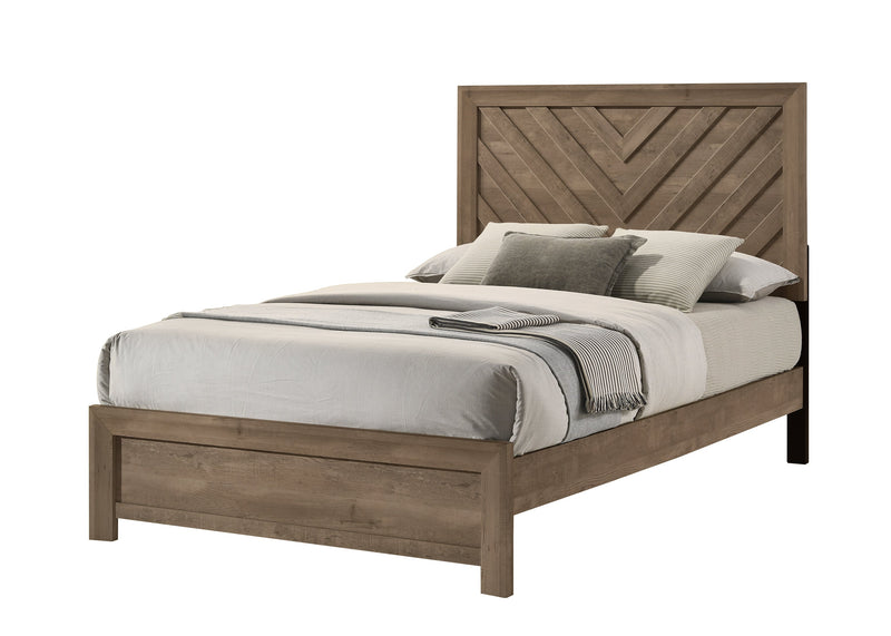 Crownmark Valor Bed - Light Brown