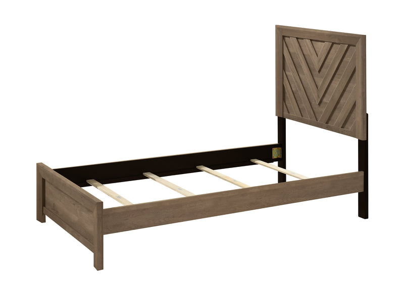 Crownmark Valor Bedroom Set - Brown / Light Grey