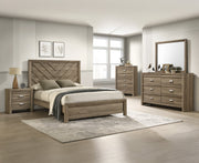Crownmark Valor Bed - Light Brown
