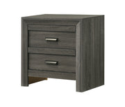 Crownmark Valor Nightstand - Grey