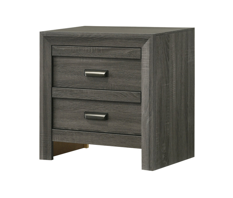 Crownmark Valor Nightstand - Grey