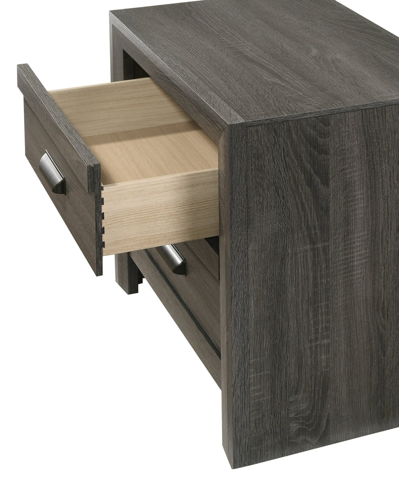 Crownmark Valor Nightstand - Grey