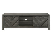 Crownmark Valor TV Stand - Light Brown