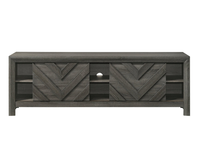 Crownmark Valor TV Stand - Light Brown