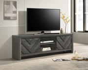 Crownmark Valor TV Stand - Light Brown
