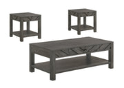 Crownmark Valor 3-Pc Cocktail Set - Grey