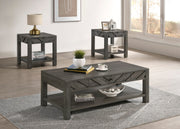 Crownmark Valor 3-Pc Cocktail Set - Grey
