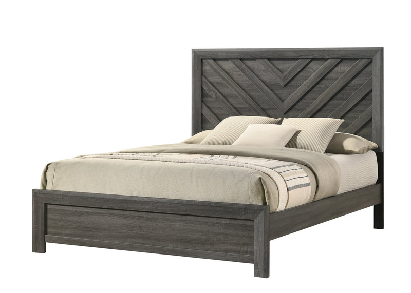 Crownmark Valor Bedroom Set - Grey Queen Bed