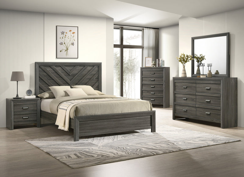 Crownmark Valor Bed - Grey