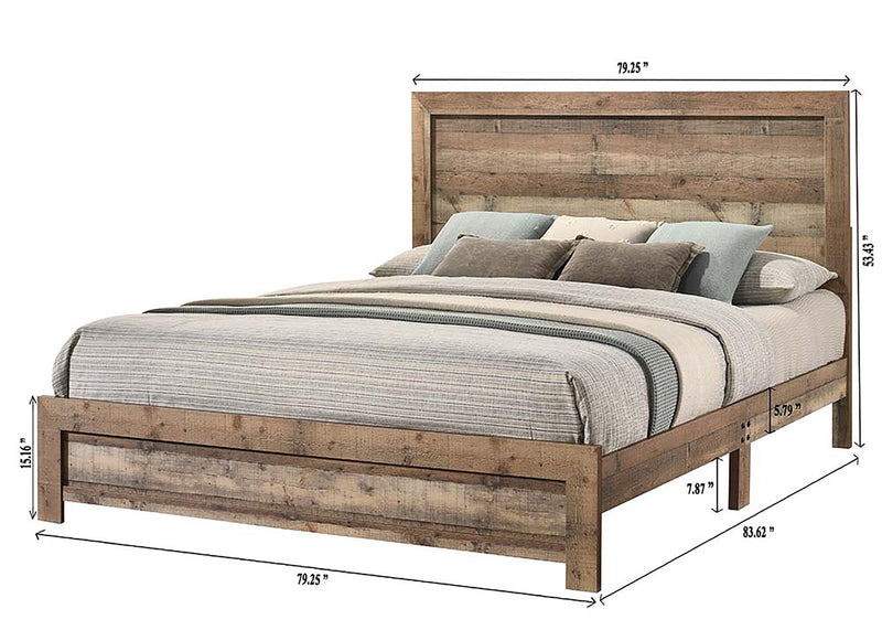 Crownmark Elmer Bedroom Set King Bed