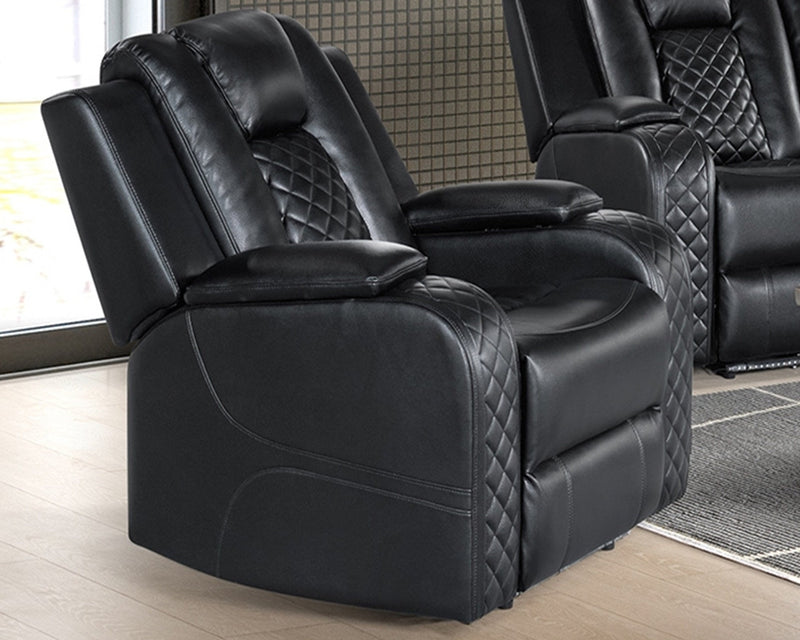 Carlo Transformer Recliner - Black