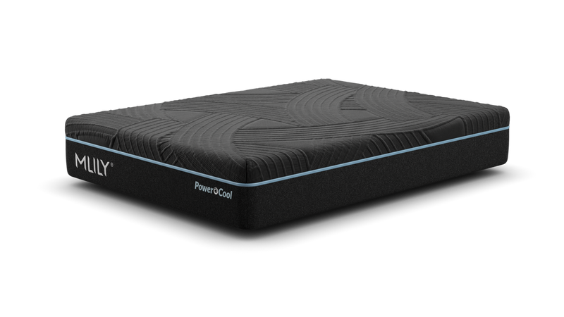 MLILY PowerCool ventilated hybrid mattress alternate three-quarter view