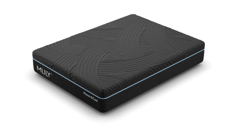 MLILY PowerCool ventilated hybrid mattress three-quarter product view