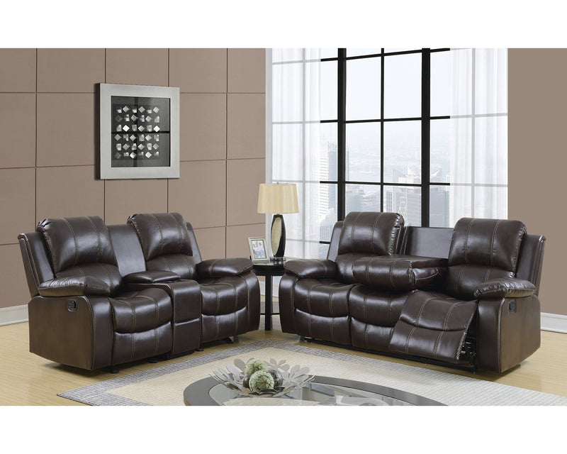 Pluto Chocolate Sofa & Loveseat