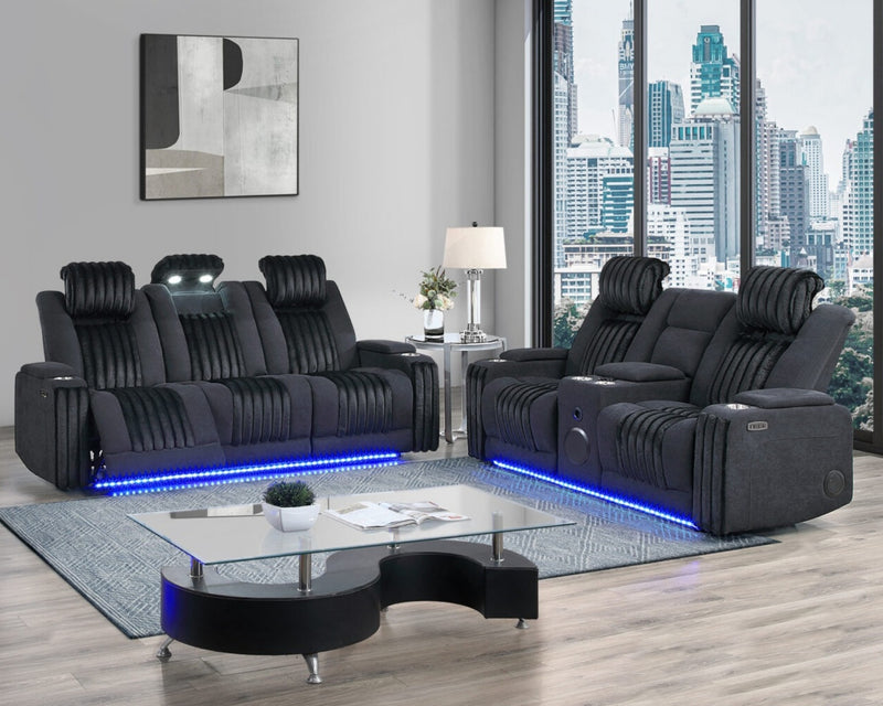 Black Transformer Sofa & Loveseat