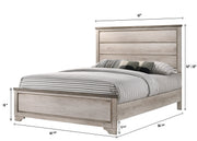 Crownmark Patterson Panel Bed