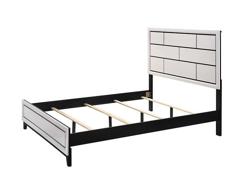 Crownmark Akerson Bed - Chalk