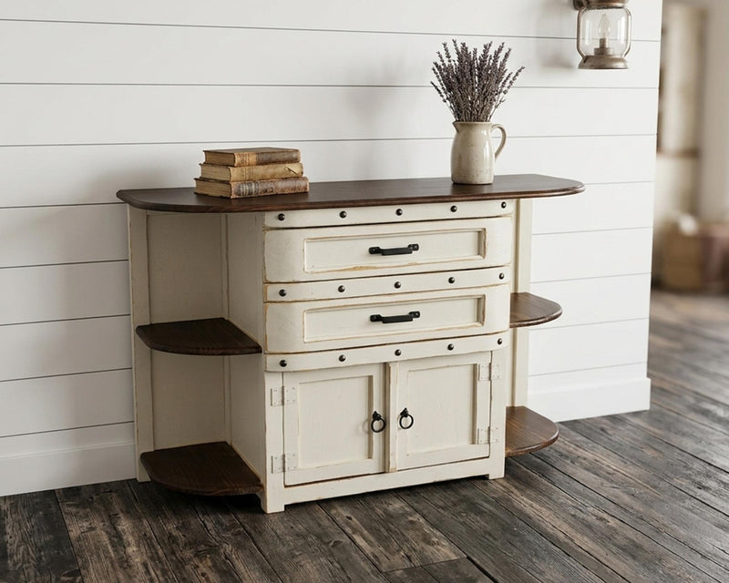 Semi Round Console Table