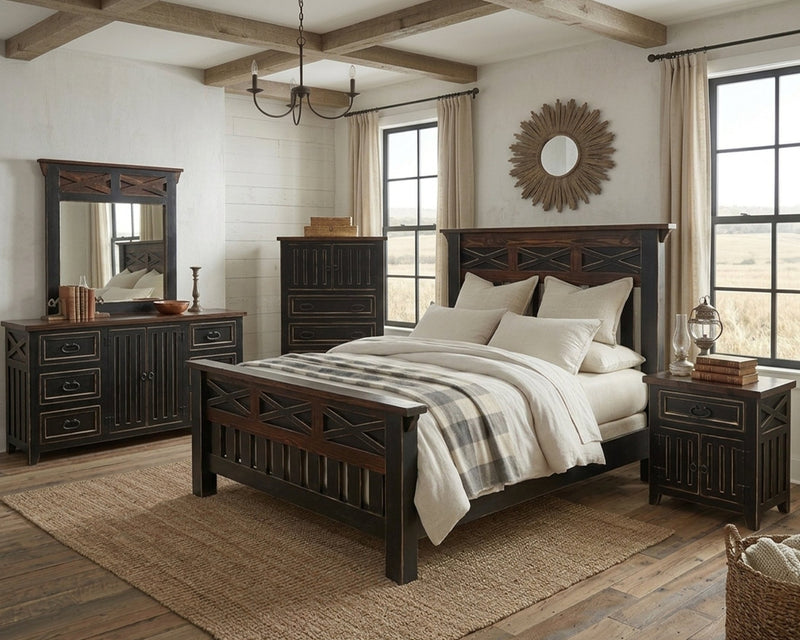 Las Cruces Walnut/Black 5 Pc.