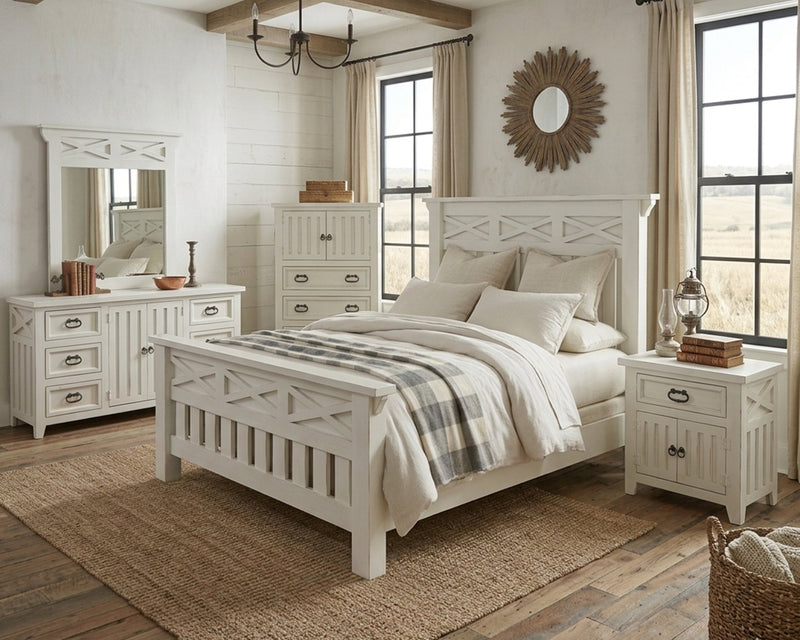Las Cruces White 5 Pc.