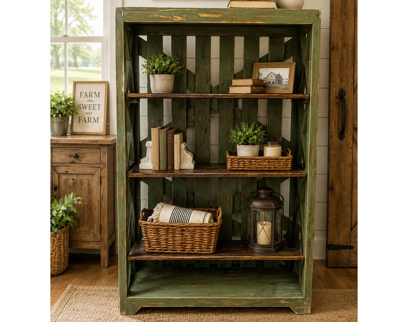 Bookcase Green Bookshelf