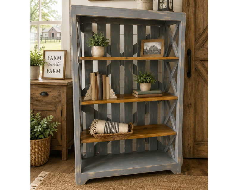 Bookcase Grey Bookshelf