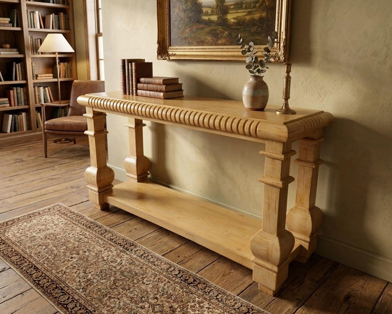 Celina Beige Entryway Table
