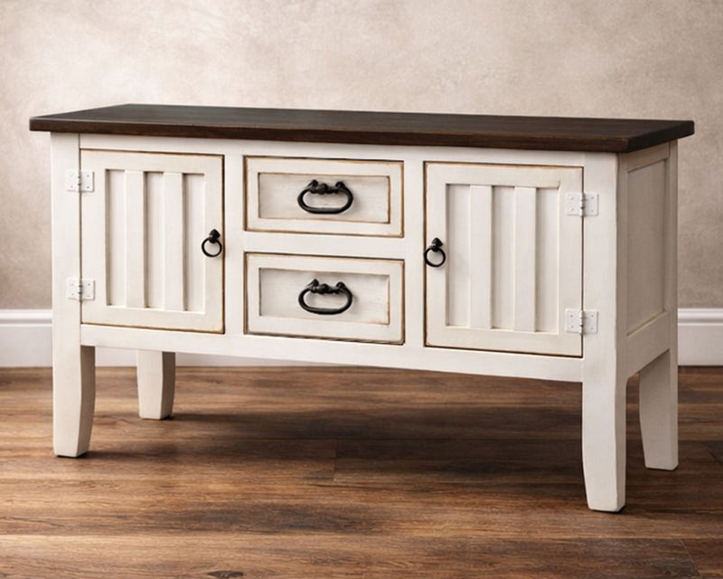 Las Cruces White Walnut Entryway Table