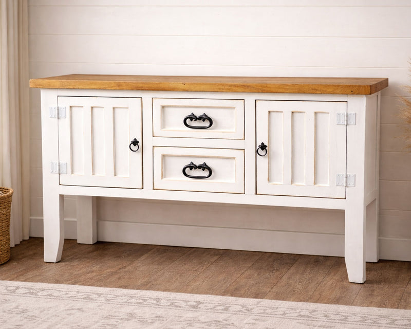 Las Cruces Oyster White Entryway Table